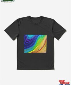 Acrylic Pour Fluid Art Active T-Shirt Unisex Classic