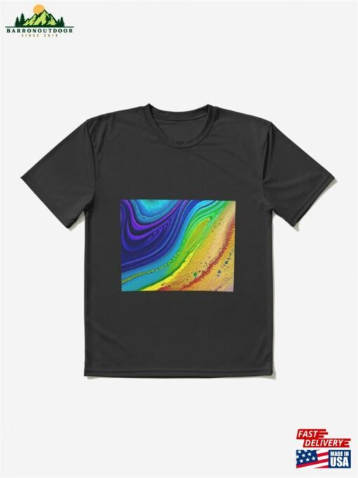 Acrylic Pour Fluid Art Active T-Shirt Unisex Classic