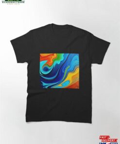 Acrylic Pour Fluid Art Classic T-Shirt Sweatshirt Acrylic Pour Fluid Art Classic T-Shirt Sweatshirt