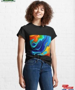 Acrylic Pour Fluid Art Classic T-Shirt Sweatshirt 2 Acrylic Pour Fluid Art Classic T Shirt Sweatshirt 3