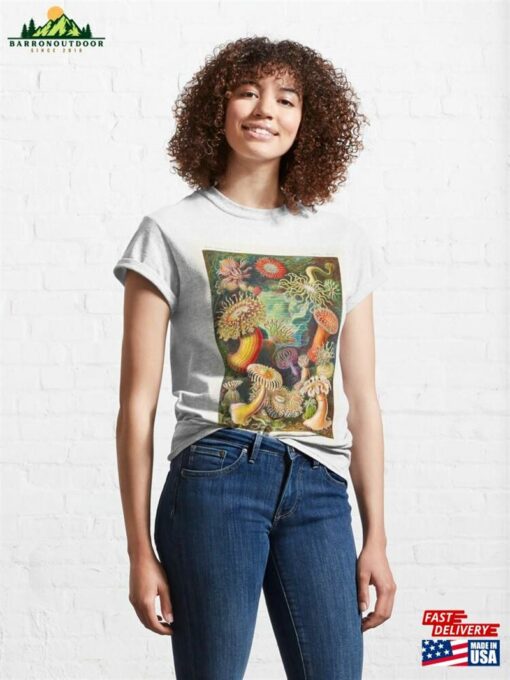 Actiniae–Sea Anemones From Art Forms Of Nature (1904) By Ernst Haeckel Classic T-Shirt Sweatshirt Hoodie