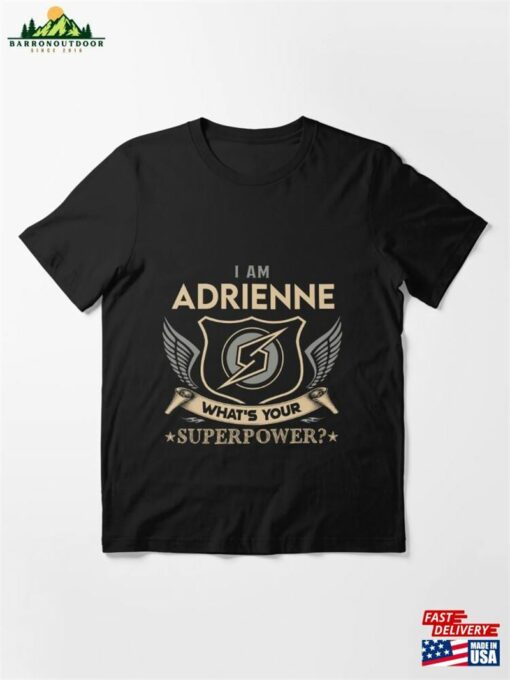 Adrienne Name Superpower Essential T-Shirt Classic Unisex