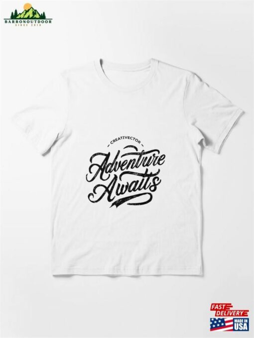 Adventure Awaits T Shirt Design Essential T-Shirt Sweatshirt