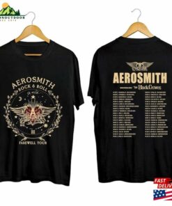Aerosmith 2 Sides Comfort Color Shirt Farewell Tour 2023 2024 Sweater Unisex Classic