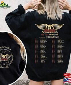 Aerosmith 2023 2024 Peace Out Farewell Shirt The Black Crowes Tour T-Shirt Hoodie Aerosmith 2023 2024 Peace Out Farewell Shirt The Black Crowes Tour T-Shirt Hoodie