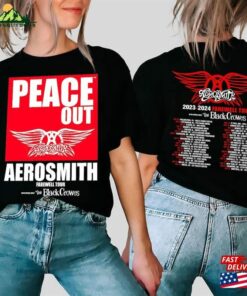 Aerosmith 2023 2024 Peace Out Farewell Tour Band Shirt Heavy Metal Vintage Unisex Sweatshirt