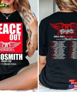 Aerosmith 2023 2024 Peace Out Farewell Tour Band Shirt Heavy Metal Vintage Unisex Sweatshirt 2 Aerosmith 2023 2024 Peace Out Farewell Tour Band Shirt Heavy Metal Vintage Unisex Sweatshirt 3