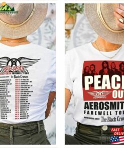 Aerosmith 2023 2024 Peace Out Farewell Tour The Black Crowes Shirt Heavy Metal T-Shirt Unisex