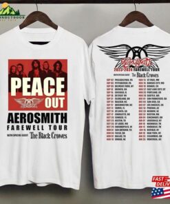 Aerosmith 2023 2024 Peace Out Farewell Tour The Black Crowes Shirt Sweatshirt T-Shirt 2 Aerosmith 2023 2024 Peace Out Farewell Tour The Black Crowes Shirt Sweatshirt T Shirt 3