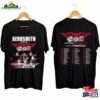 Aerosmith 2023 – 2024 Peace Out Farewell Tour With The Black Crowes Shirt Band Fan Classic Unisex