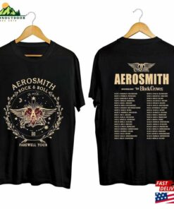 Aerosmith 2023 2024 Peace Out Farewell Tour With The Black Crowes Shirt Band Fan Hoodie T-Shirt