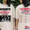 Aerosmith 2023 – 2024 Peace Out Farewell Tour With The Black Crowes Shirt Band Fan T-Shirt Unisex