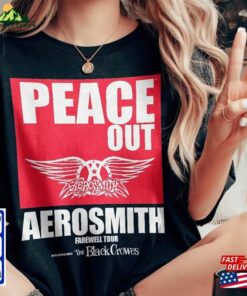 Aerosmith 2023 – 2024 Peace Out Farewell Tour With The Black Crowes Shirt Hoodie T-Shirt 2 Aerosmith 2023 2024 Peace Out Farewell Tour With The Black Crowes Shirt Hoodie T Shirt 3