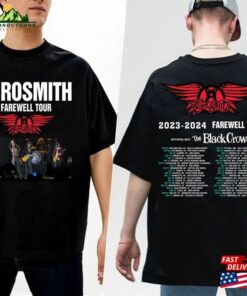 Aerosmith 2023 2024 Shirt Peace Out Farewell Tour With The Black Crowes Hoodie Unisex Aerosmith 2023 2024 Shirt Peace Out Farewell Tour With The Black Crowes Hoodie Unisex