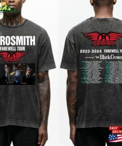 Aerosmith 2023 2024 Shirt Peace Out Farewell Tour With The Black Crowes Hoodie Unisex