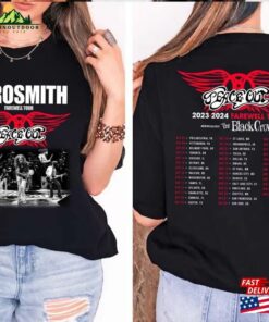 Aerosmith 2023 2024 Shirt Peace Out Farewell Tour With The Black Crowes T-Shirt Classic