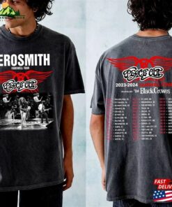 Aerosmith 2023 2024 Shirt Peace Out Farewell Tour With The Black Crowes T-Shirt Hoodie