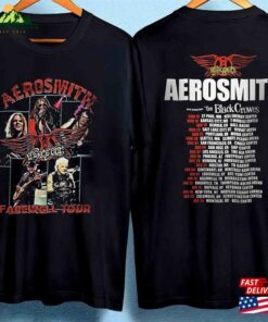 Aerosmith 2023 2024 Shirt Peace Out Farewell Tour With The Black Crowes Unisex Classic