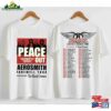 Aerosmith 2023 2024 T-Shirt Peace Out Farewell Tour With The Black Crowes Sweatshirt Hoodie