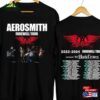 Aerosmith 2023 2024 Tour T-Shirt Peace Out Farewell With The Black Crowes Hoodie