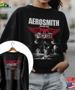 Aerosmith 2023 2024 Tour T-Shirt Peace Out Farewell With The Black Crowes Sweatshirt Hoodie 2 Aerosmith 2023 2024 Tour T Shirt Peace Out Farewell With The Black Crowes Sweatshirt Hoodie 3