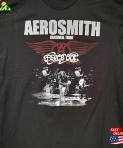 Aerosmith 2023 Peace Out Farewell Tour With The Black Crowes Band Fan Shirt Concert Classic Sweatshirt