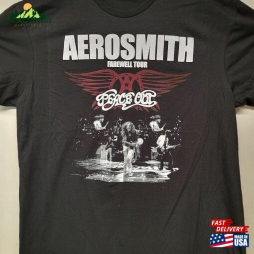 Aerosmith 2023 Peace Out Farewell Tour With The Black Crowes Band Fan Shirt Concert Classic Sweatshirt