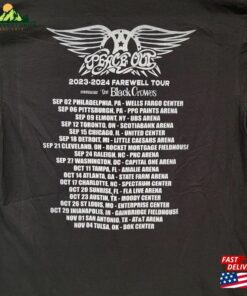 Aerosmith 2023 Peace Out Farewell Tour With The Black Crowes Band Fan Shirt Concert Classic Sweatshirt 2 Aerosmith 2023 Peace Out Farewell Tour With The Black Crowes Band Fan Shirt Concert Classic Sweatshirt 3