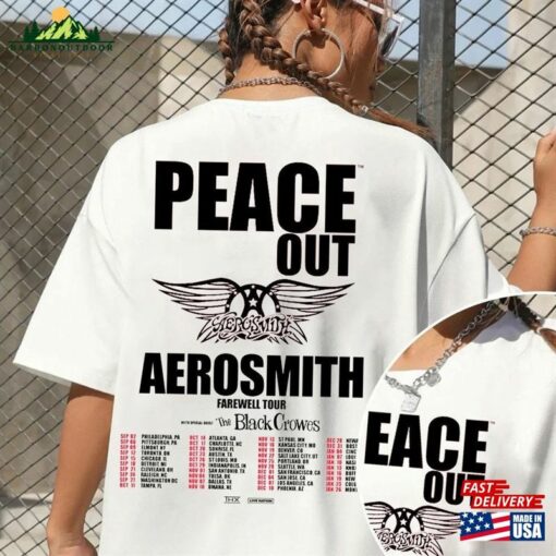 Aerosmith And The Black Crowes Concert Shirt Farewell Tour With Special Guest Tee T-Shirt Hoodie