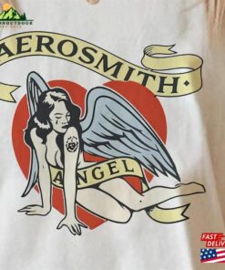 Aerosmith Angel T-Shirt 2023 – 2024 Peace Out Farewell Tour With The Black Crowes Shirt Classic Unisex