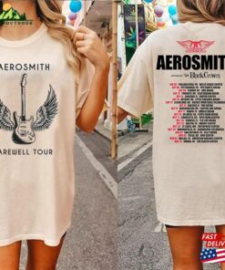 Aerosmith Baband Fan Shirtnd 2023 Peace Out Farewell Tour Classic Unisex