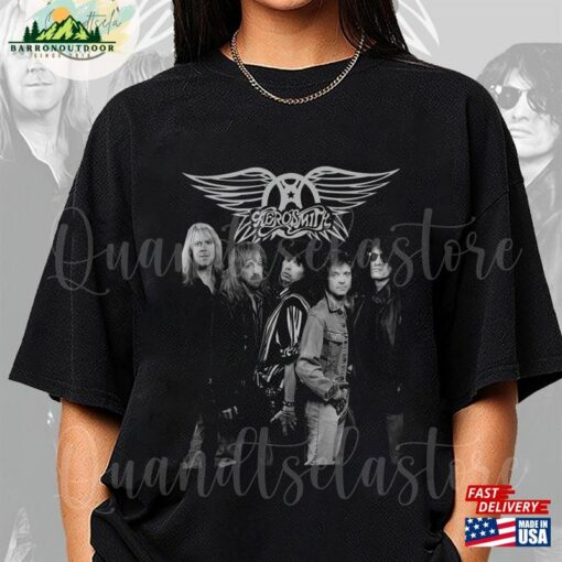 Aerosmith Band Rock And Roll T-Shirt 2023 – 2024 Peace Out Farewell Tour With The Black Crowes Shirt Classic Hoodie