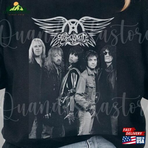 Aerosmith Band Rock And Roll T-Shirt 2023 – 2024 Peace Out Farewell Tour With The Black Crowes Shirt Classic Hoodie