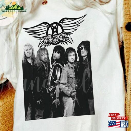 Aerosmith Band Rock And Roll T-Shirt 2023 – 2024 Peace Out Farewell Tour With The Black Crowes Shirt Classic Hoodie