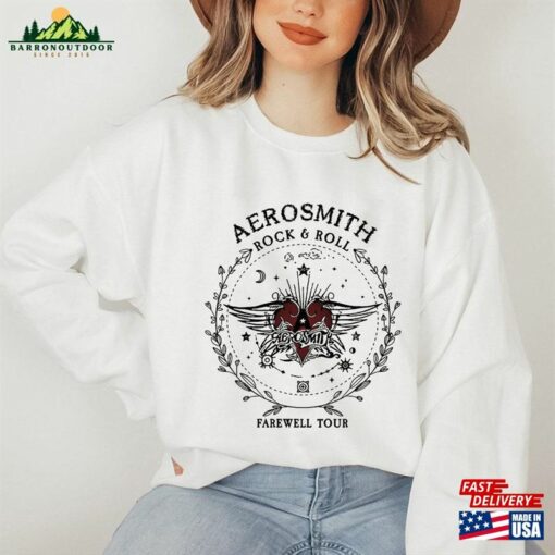 Aerosmith Comfort Colors Shirt Farewell Rock Tour Hoodie Classic