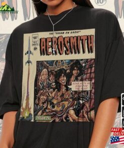 Aerosmith Comic Shirt 90S Vintage Merch Book Art Dream On Album World Tour Ticket 2023 Graphic Tee Gift For Fan V2 T-Shirt Hoodie 3 Aerosmith Comic Shirt 90S Vintage Merch Book Art Dream On Album World Tour Ticket 2023 Graphic Tee Gift For Fan V2 T Shirt Hoodie 4