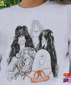 Aerosmith Concert Tour 2023 Shirt Band Merch Rock And Roll Classic Unisex