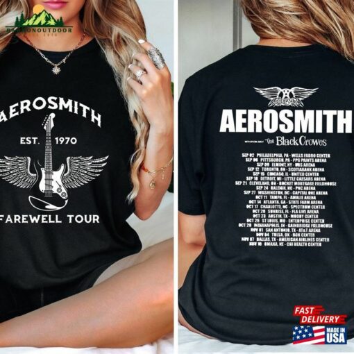 Aerosmith Farewell Shirt Music Concert Tour Classic T-Shirt