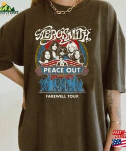Aerosmith Farewell Shirt Peace Out Tour Vintage Band Hoodie Unisex 3