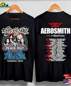 Aerosmith Farewell Tour 2023–2024 Peace Out Shirt 2023 Hoodie T-Shirt