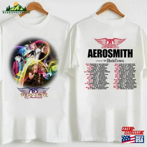 Aerosmith Farewell Tour 2023 2Sides Shirt Rock Band Concert Music Unisex Classic