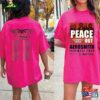 Aerosmith Farewell Tour 2023 Shirt Rock Band Concert Peace Out Hoodie Sweatshirt