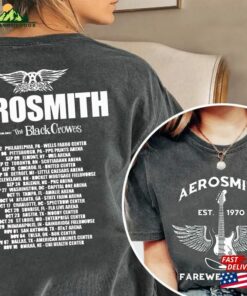 Aerosmith Farewell Tour 2023 Shirt Rock Music Band Concert T-Shirt Classic