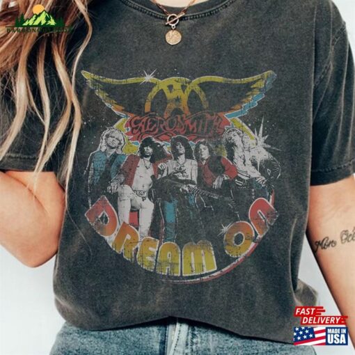 Aerosmith Farewell Tour 2023 Vintage Shirt Dream On Band Tee Retro 70S Hoodie Unisex