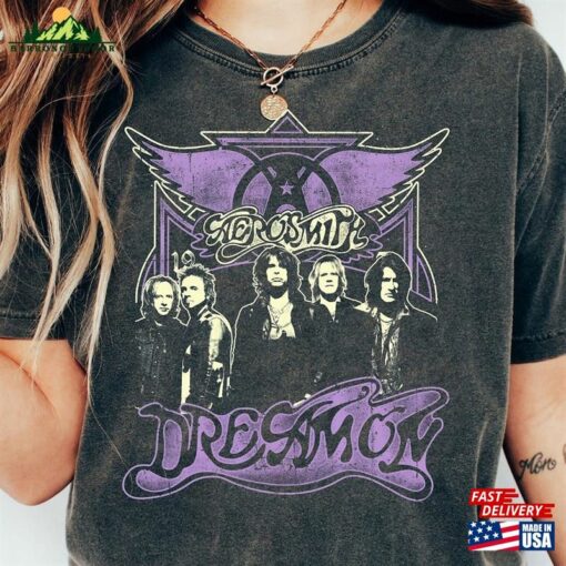 Aerosmith Farewell Tour 2023 Vintage Shirt Dream On Band Tee Retro 70S Unisex T-Shirt