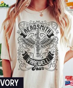Aerosmith Farewell Tour Comfort Colors Shirt Hard Rock And Roll Band Classic T-Shirt