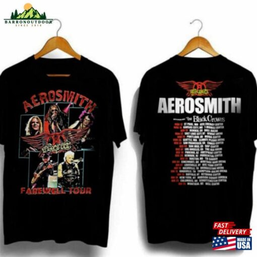 Aerosmith Peace Out Farewell Tour 2023 T-Shirt Vintage Band Shirt Sweatshirt Unisex