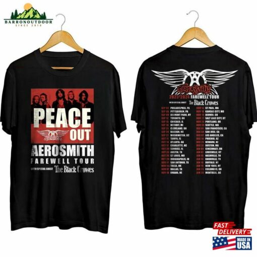 Aerosmith Peace Out Tour 2023 Shirt World Music Classic Sweatshirt