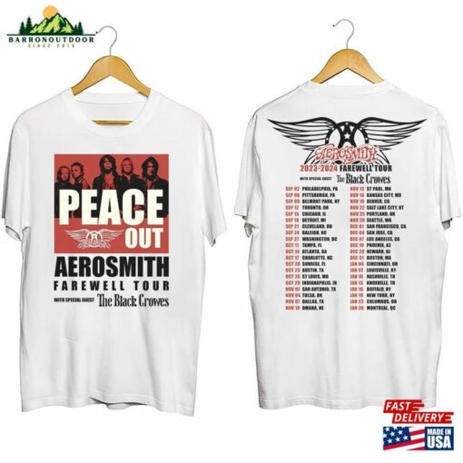 Aerosmith Peace Out Tour 2023 Shirt World Music Classic Sweatshirt