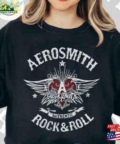 Aerosmith Rock And Roll T-Shirt 2023 – 2024 Peace Out Farewell Tour With The Black Crowes Shirt Classic